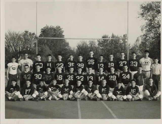 Darby football team 1958