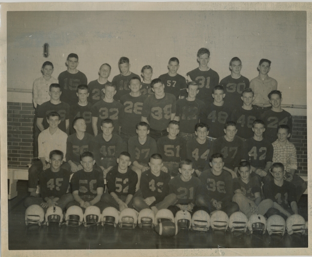 Darby football team 1957