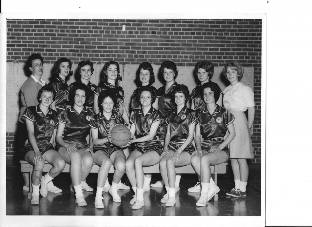 Girls Basketball, sponsored by Fort Smith Girls Club, 1963.  Coached by Ms. Beall and Ms. Graham